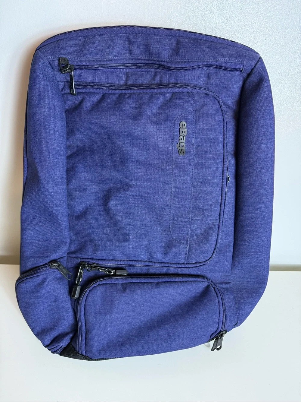 eBags Professional Slim Laptop Backpack Blue Travel Sentry TSA Approved Bag